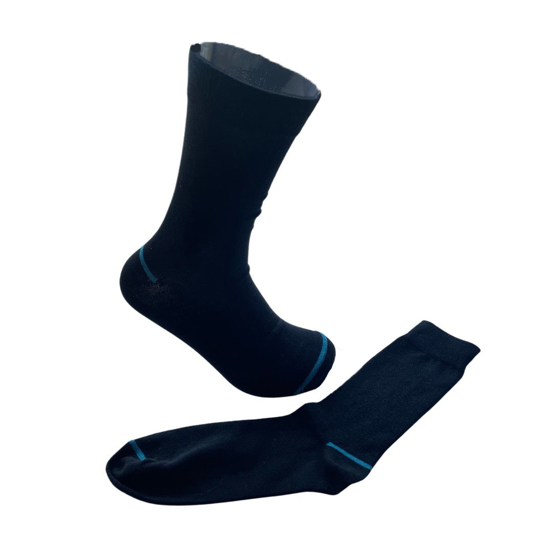AV8TR Cotton Dress Socks, SIZE 7-11 - BLUE LINE