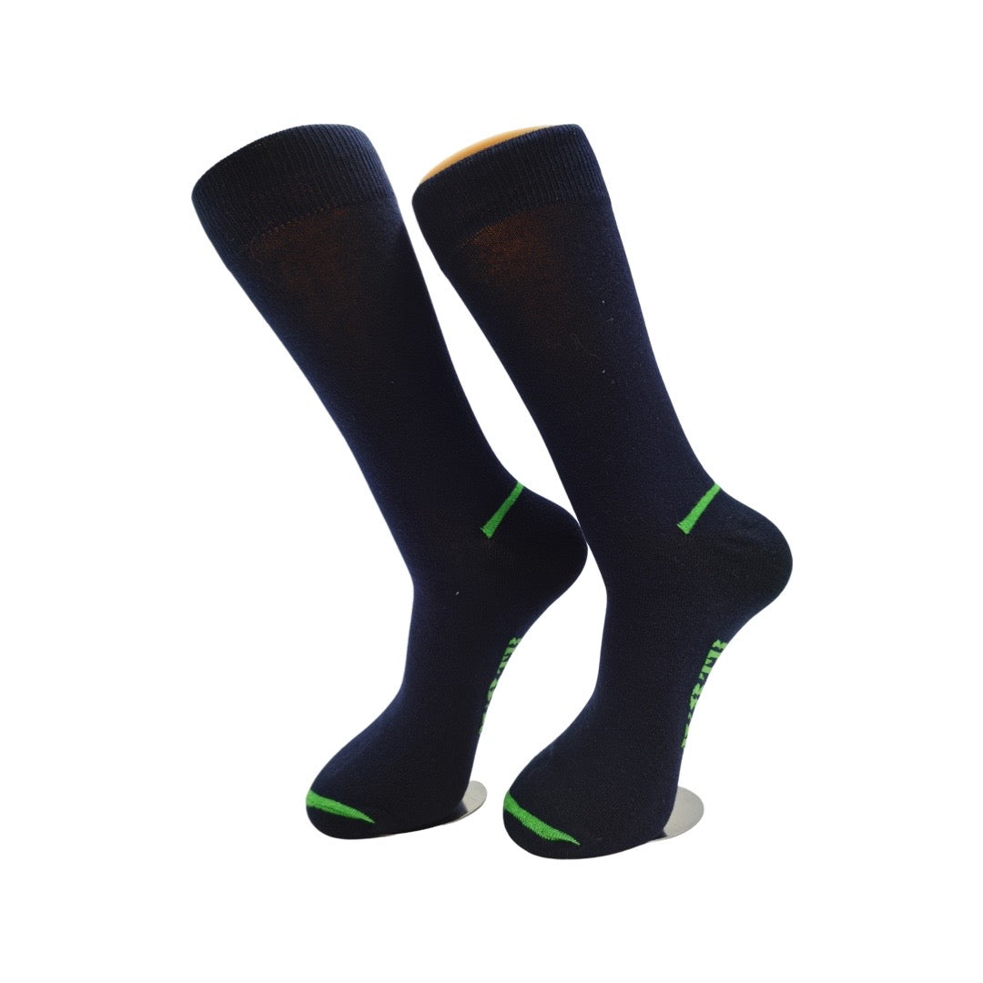 AV8TR BAMBOO Dress socks, SIZE 7-11, GREEN LINE
