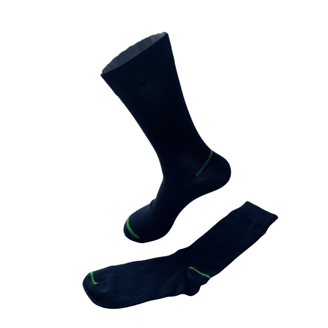 AV8TR BAMBOO Dress socks, SIZE 7-11, GREEN LINE