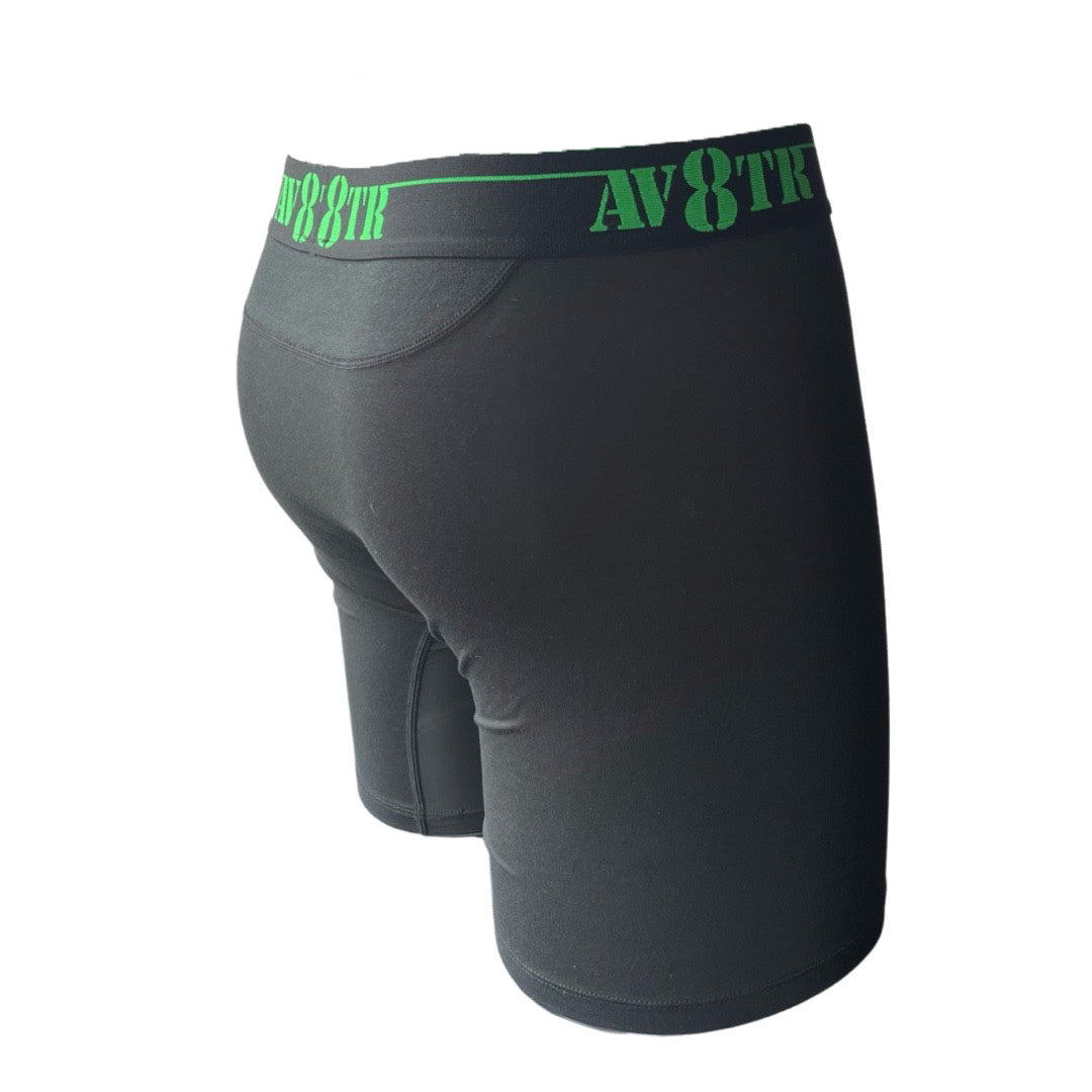 AV8TR Bamboo men’s boxer briefs - GREEN LINE