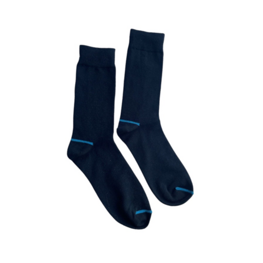 AV8TR Cotton Dress Socks, SIZE 7-11 - BLUE LINE