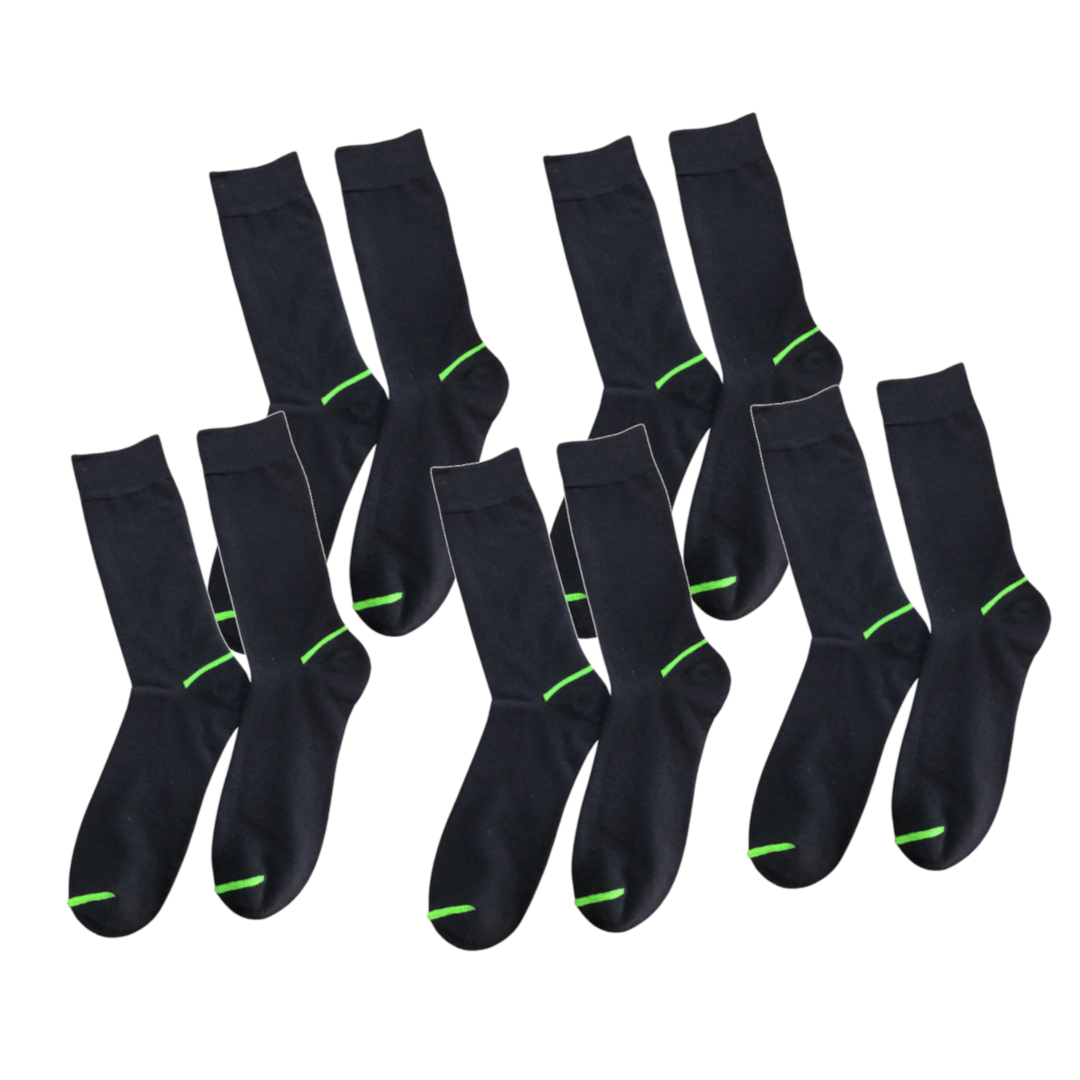 AV8TR BAMBOO Dress socks, SIZE 7-11, GREEN LINE