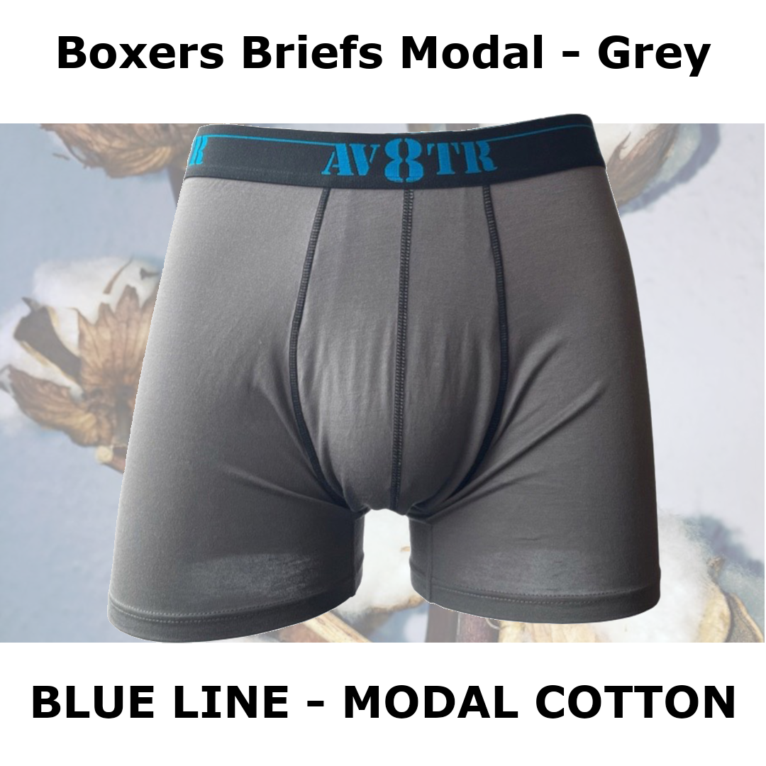 AV8TR MODAL men’s boxer briefs - BLUE LINE