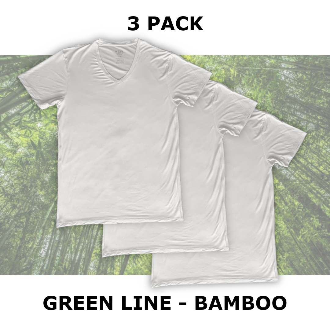 AV8TR men's UNDERSHIRT BAMBOO - GREEN LINE