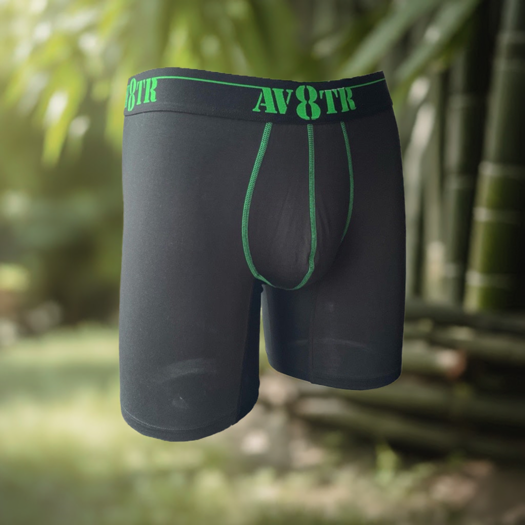 AV8TR Bamboo men’s boxer briefs - GREEN LINE