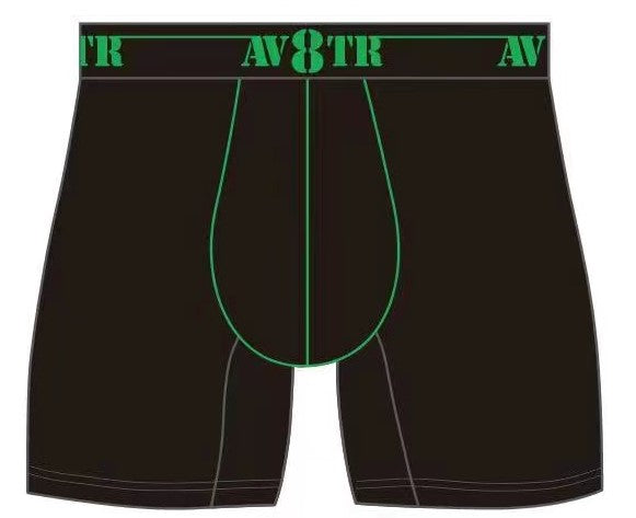 AV8TR Bamboo men’s boxer briefs - GREEN LINE