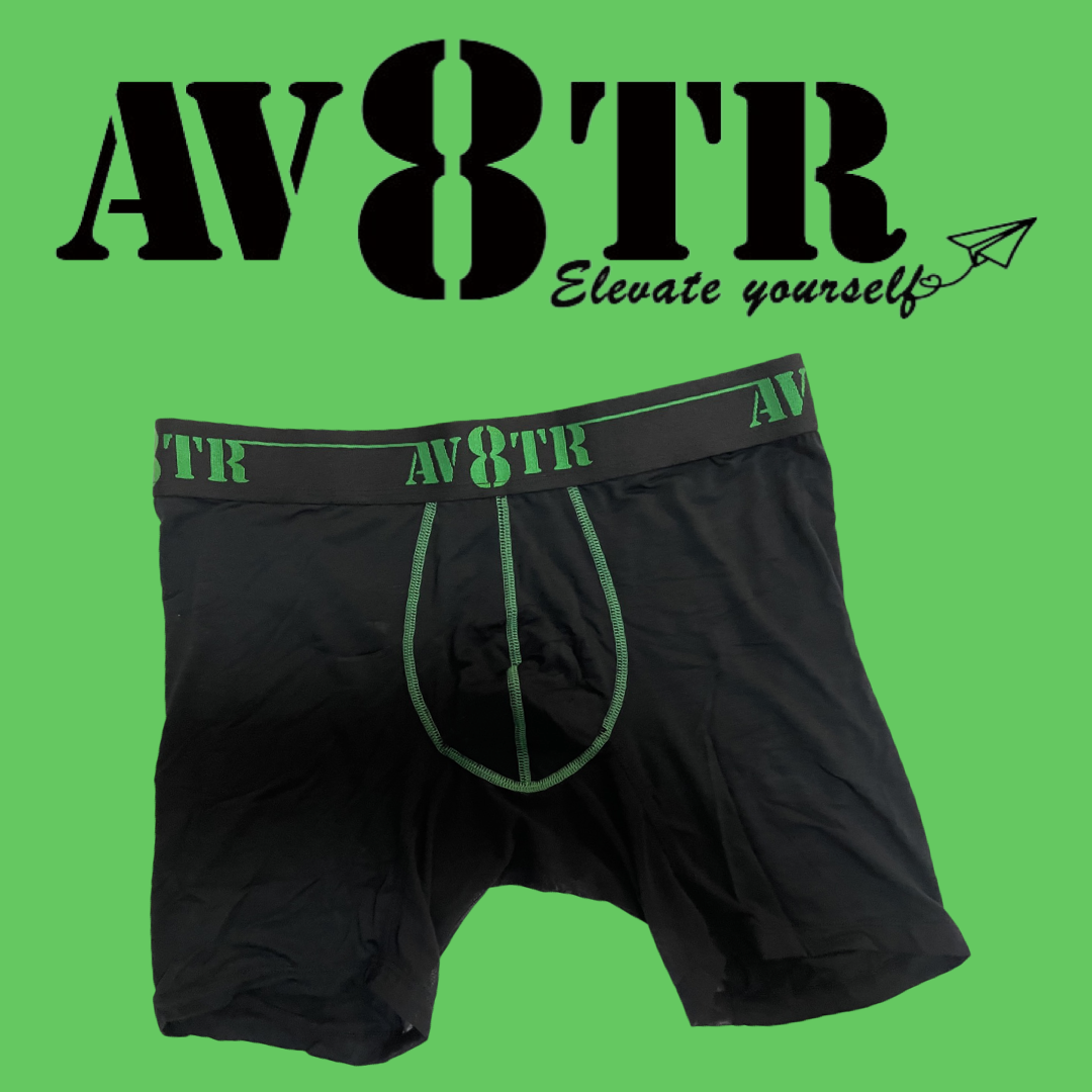 AV8TR Bamboo men’s boxer briefs - GREEN LINE
