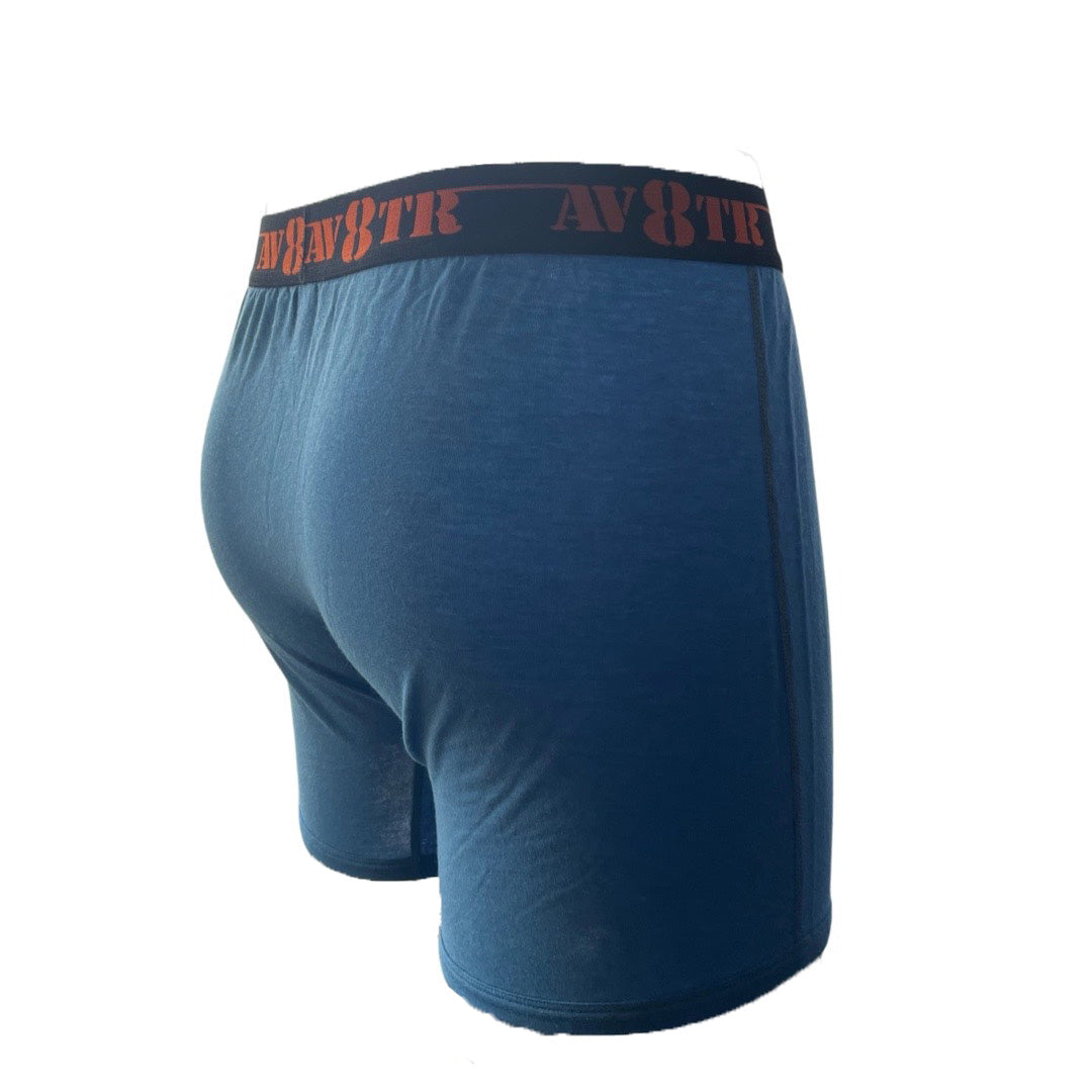 AV8TR MODAL/MERINO men’s boxer briefs - ORANGE LINE