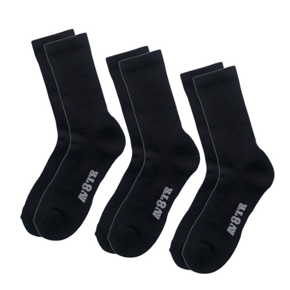 AV8TR MERINO Dress Socks - SIZE 7-11 - ORANGE LINE