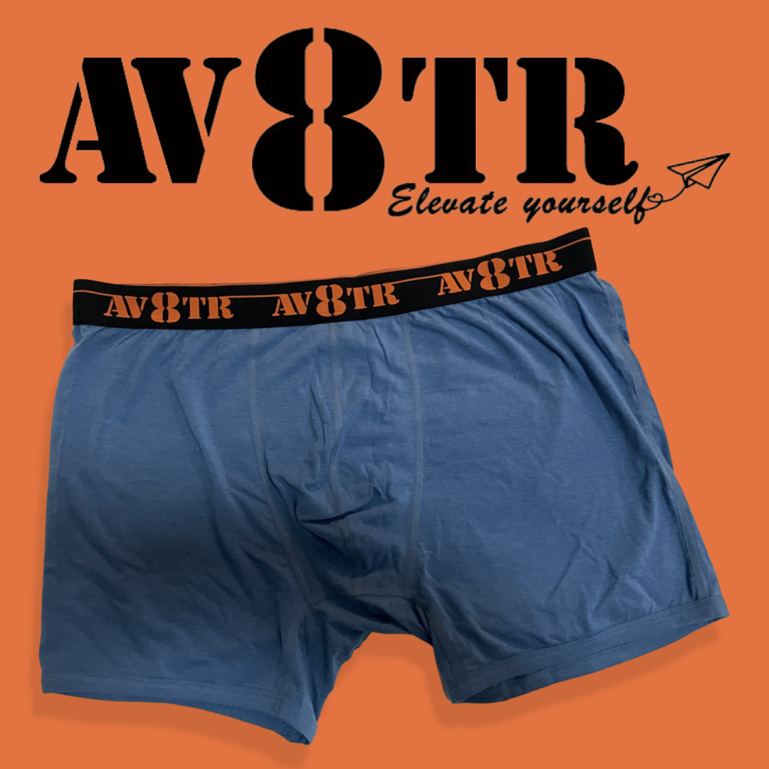 AV8TR MODAL/MERINO men’s boxer briefs - ORANGE LINE