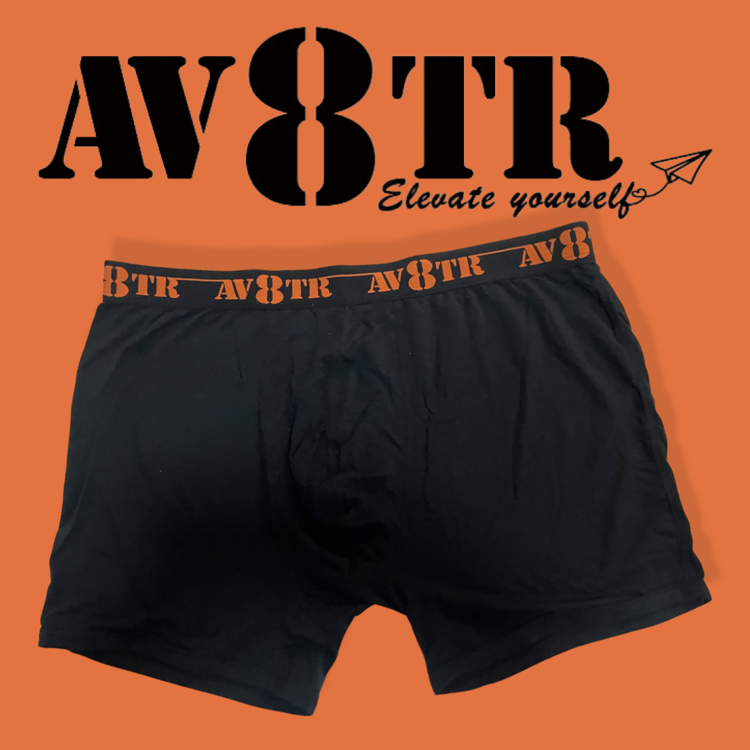 AV8TR MODAL/MERINO men’s boxer briefs - ORANGE LINE