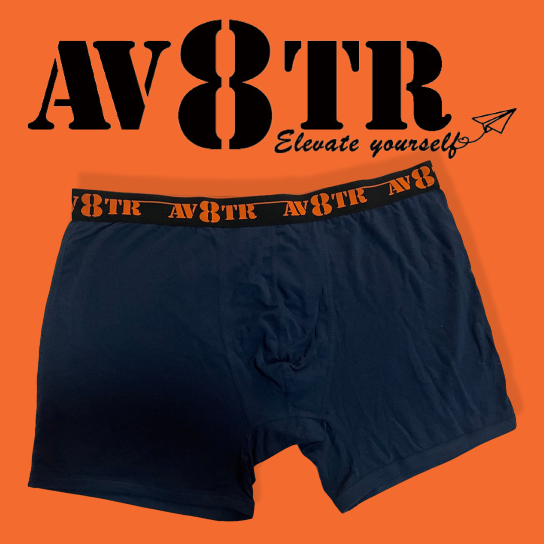 AV8TR MODAL/MERINO men’s boxer briefs - ORANGE LINE